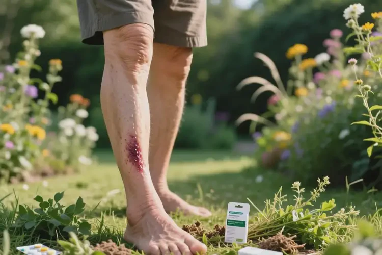 老年人小腿容易起濕疹不管它會自己自愈嗎(圖1)