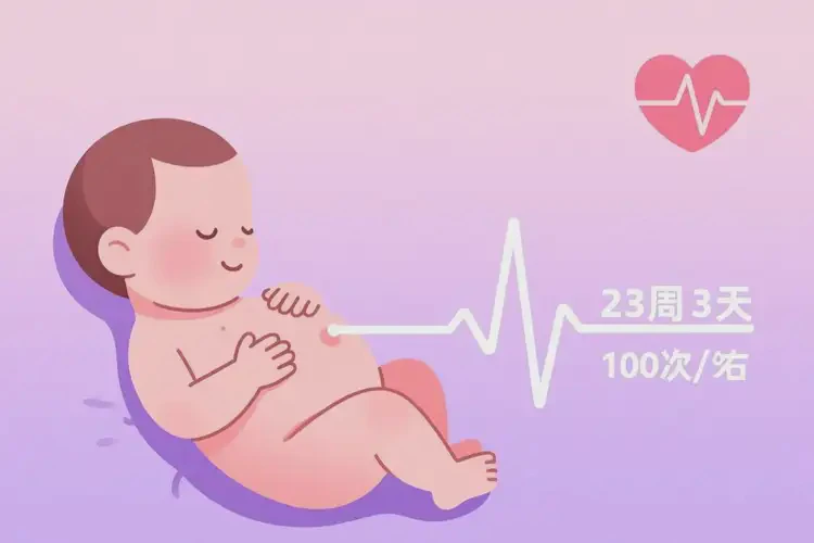 孕23周3天胎心率100左右寶寶還能要嗎(圖2)