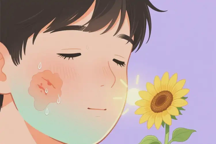 青少年面部有湿疹可以彻底自愈吗(图2)