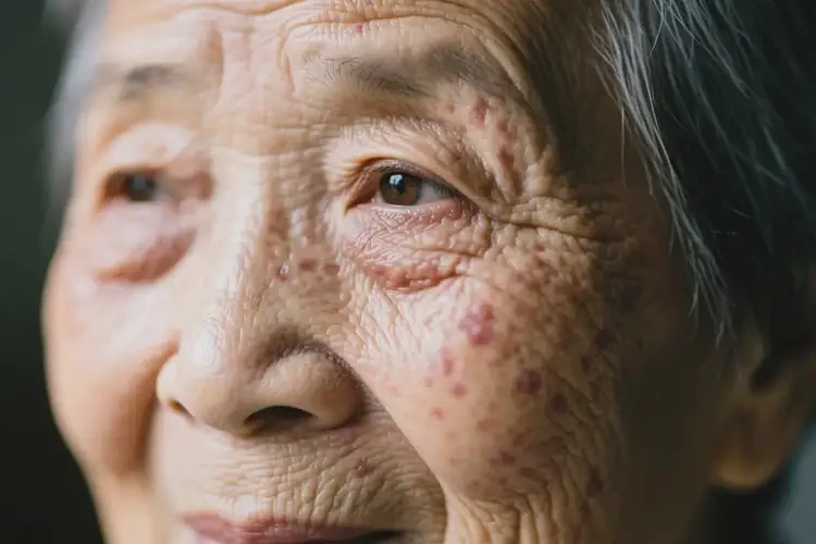 老年人面部容易起濕疹不管它會自己自愈嗎(圖4)