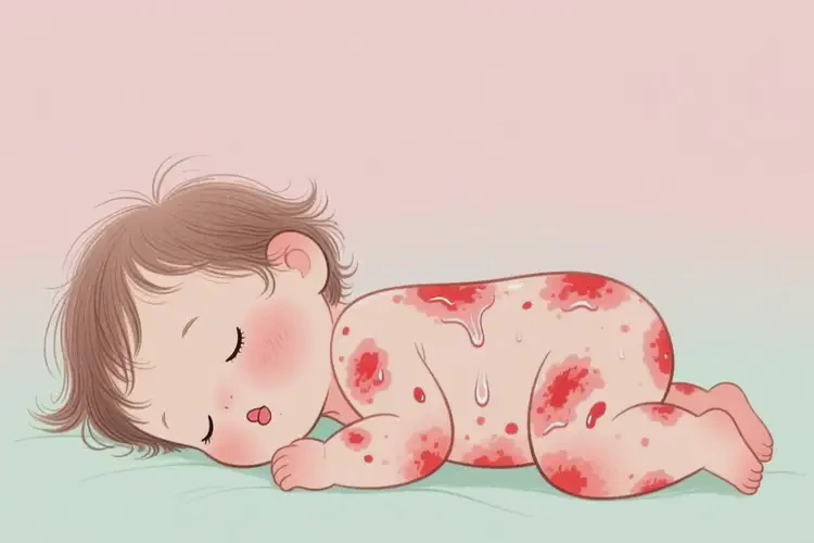 幼兒全身長濕疹不管它會自己自愈嗎(圖2)