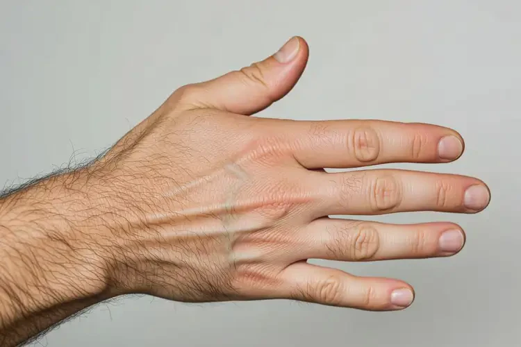 男生手上出現(xiàn)濕疹能靠自己自愈嗎(圖1)