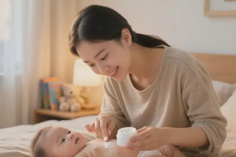 孩子肚子上偶爾起濕疹不管它會(huì)自己自愈嗎(圖3)