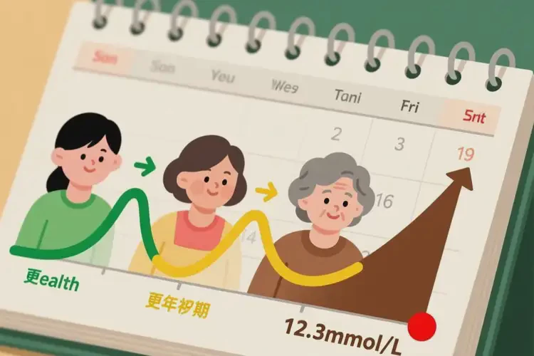 更年期女性早上血糖12點(diǎn)3是怎么回事(圖2)