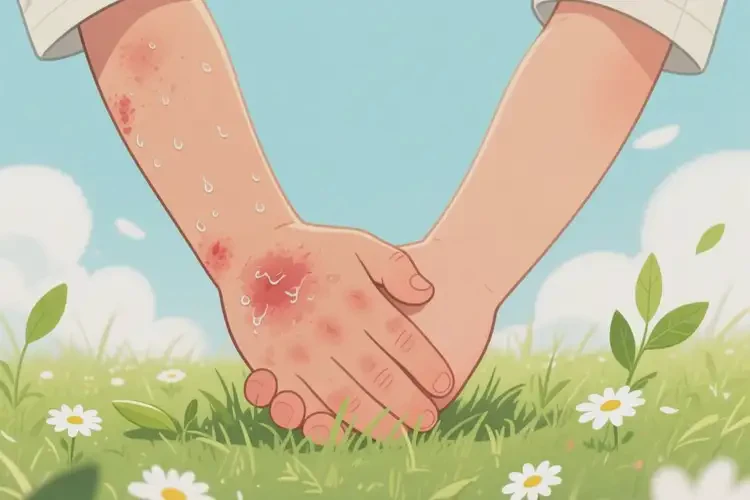 孩子手上有湿疹可以彻底自愈吗(图4)