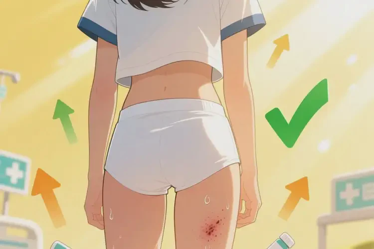 中学生屁股经常长湿疹可以彻底自愈吗(图1)