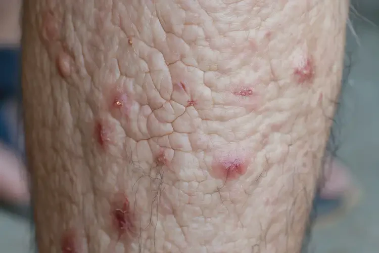 老人小腿上出濕疹能徹底自愈嗎(圖3)