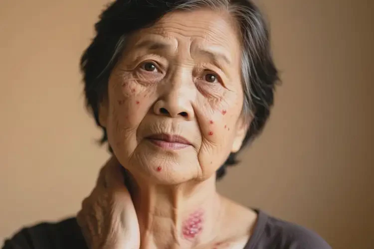 老年人脖子有濕疹不管它會自己好嗎(圖3)