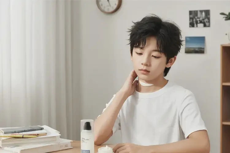中學(xué)生脖子上出濕疹不管它會自己好嗎(圖2)