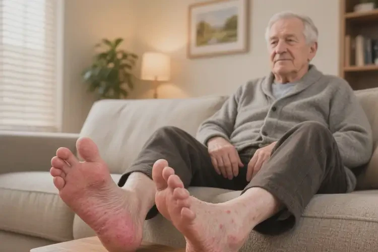 老年人腳上容易起濕疹可以徹底自愈嗎(圖4)
