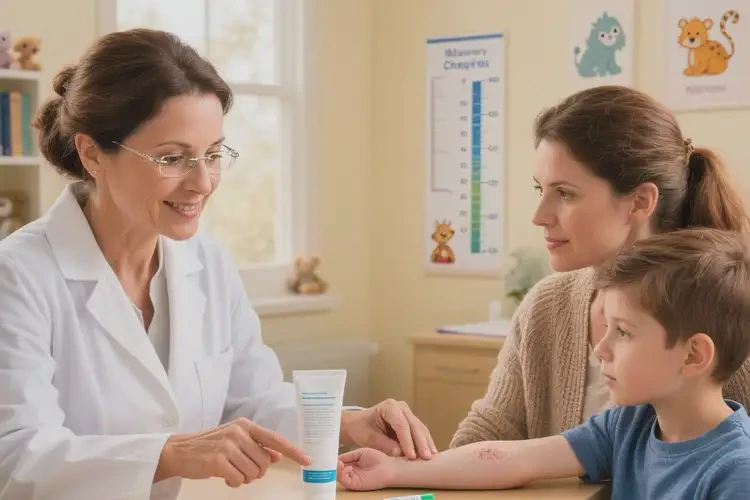 兒童手臂上偶爾長濕疹能夠徹底治愈嗎(圖4)