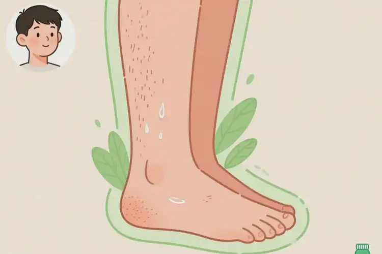 男生小腿長(zhǎng)濕疹不管它會(huì)自己自愈嗎(圖4)