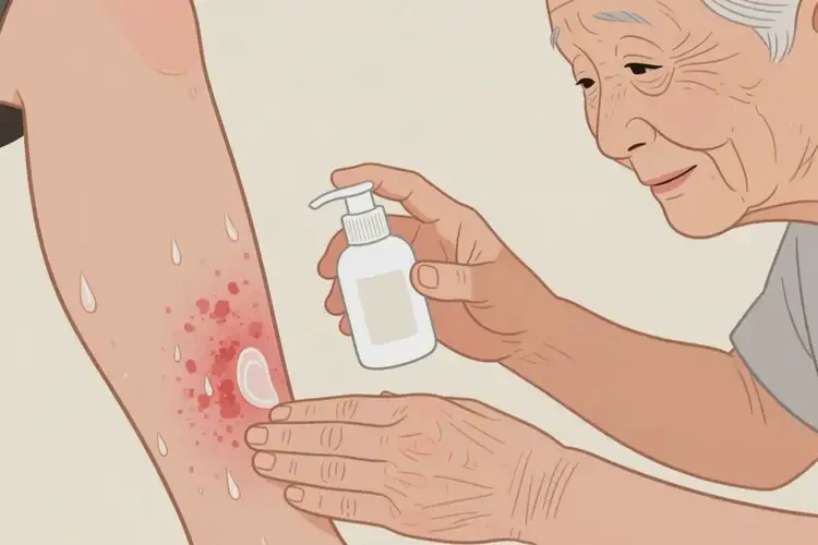 老人小腿上出現(xiàn)濕疹能夠徹底治愈嗎(圖3)