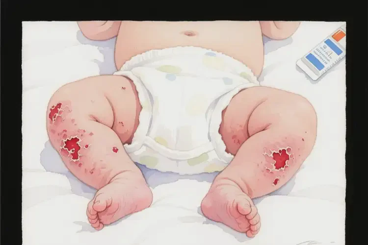 新生兒肛周經(jīng)常長(zhǎng)濕疹不管它會(huì)自己自愈嗎(圖1)