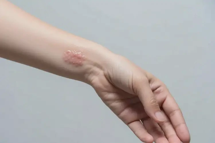 女性手臂上偶爾長濕疹不管它會自己痊愈嗎(圖2)