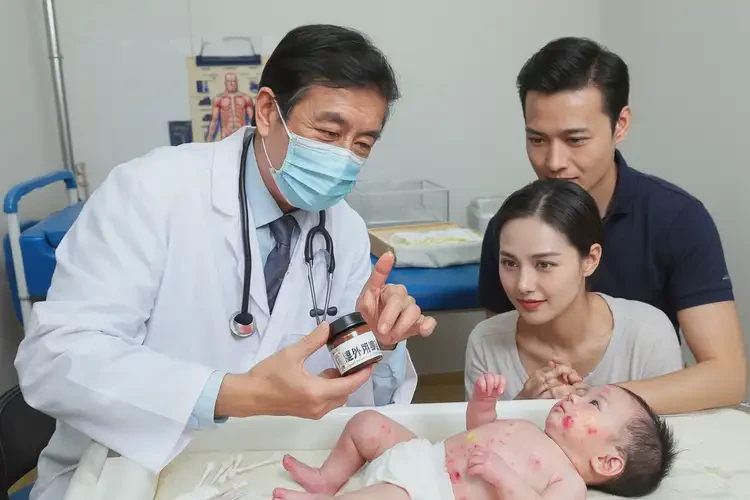 嬰兒全身偶爾長濕疹不管它會自己自愈嗎(圖1)