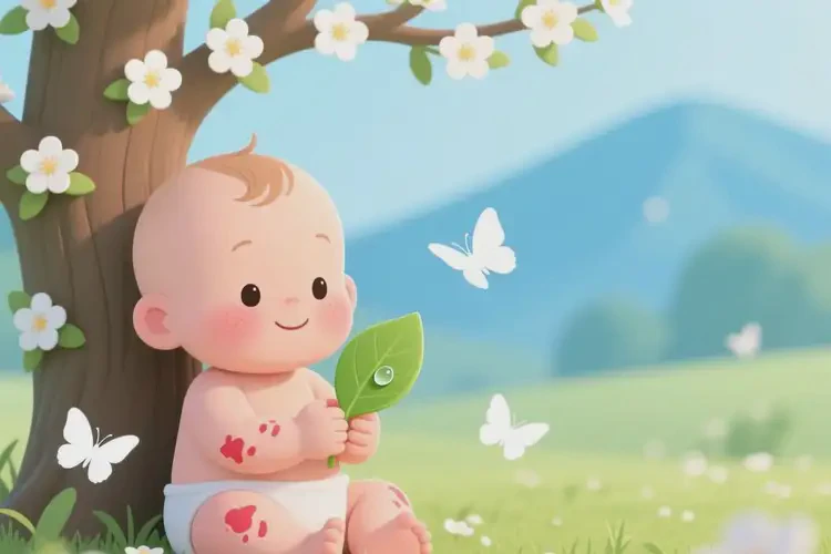 小兒身上出現(xiàn)濕疹能靠自己自愈嗎(圖1)