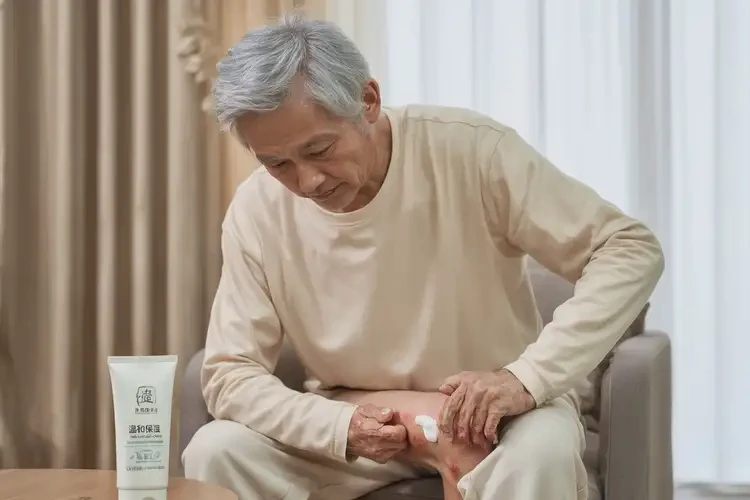 老人小腿上偶爾長濕疹能靠自己自愈嗎(圖3)