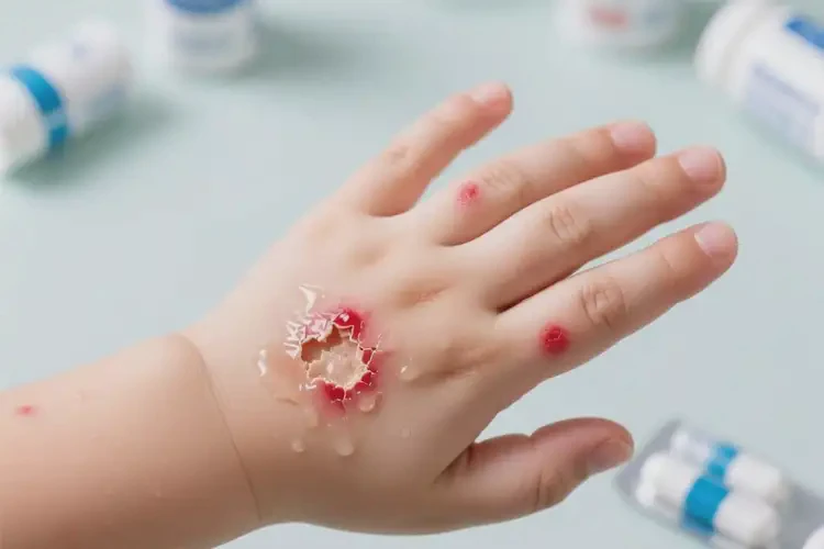 兒童手上偶爾起濕疹不管它會(huì)自己自愈嗎(圖2)