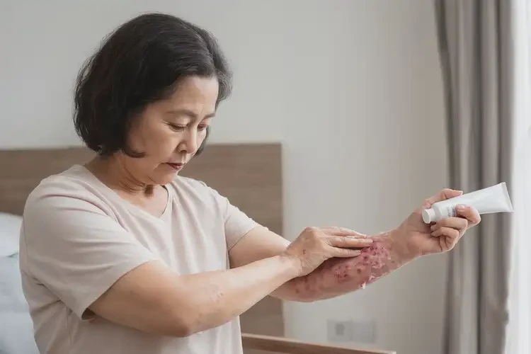 男生屁股上出現(xiàn)濕疹能徹底自愈嗎(圖2)