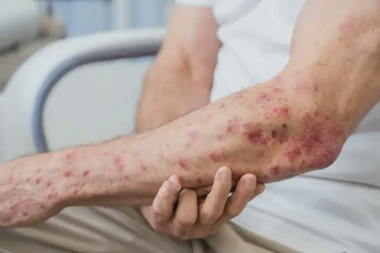 男人四肢有濕疹可以徹底自愈嗎(圖4)