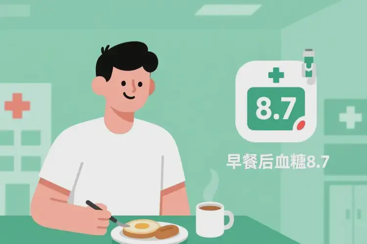 男人早餐血糖8(图1)