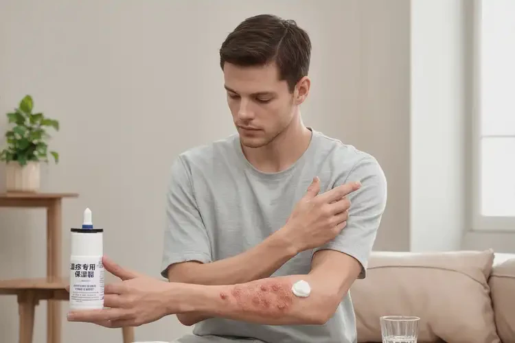 青年人手臂上出濕疹能夠徹底治愈嗎(圖2)