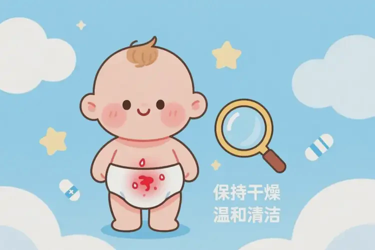 新生兒肛周起濕疹能徹底自愈嗎(圖1)