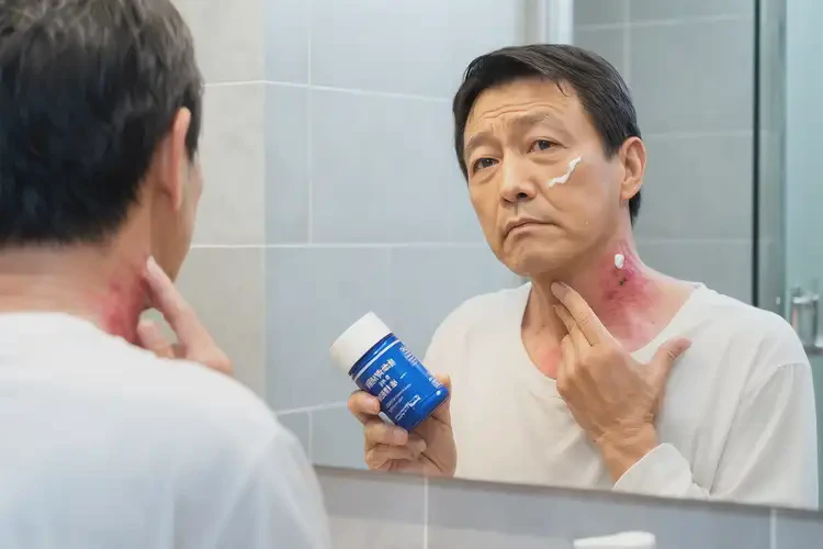 男人脖子偶爾起濕疹可以徹底自愈嗎(圖2)