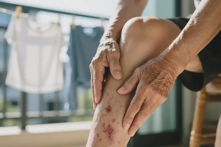 老年人小腿容易起濕疹不管它會自己自愈嗎(圖3)