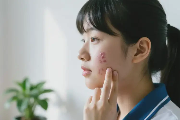 中學(xué)生面部起濕疹可以徹底自愈嗎(圖3)