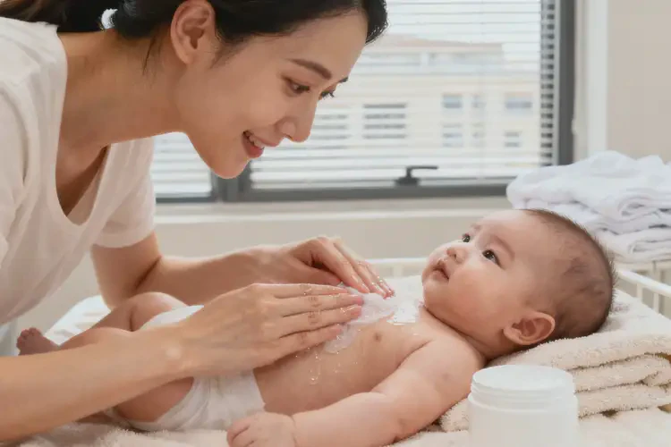 新生儿全身偶尔长湿疹能靠自己自愈吗(图1)