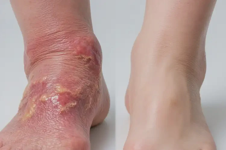 產(chǎn)婦腳上出現(xiàn)濕疹能徹底自愈嗎(圖2)