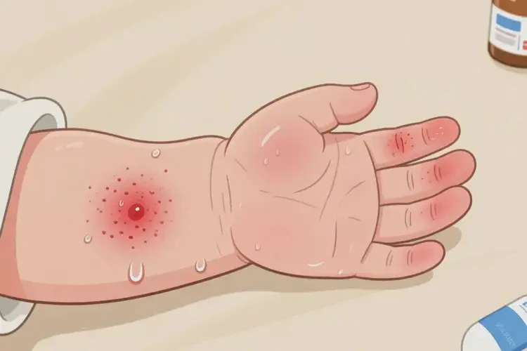 嬰兒手臂偶爾起濕疹能靠自己自愈嗎(圖3)