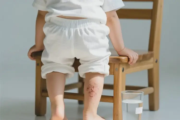 孩子小腿起濕疹能夠徹底治愈嗎(圖2)