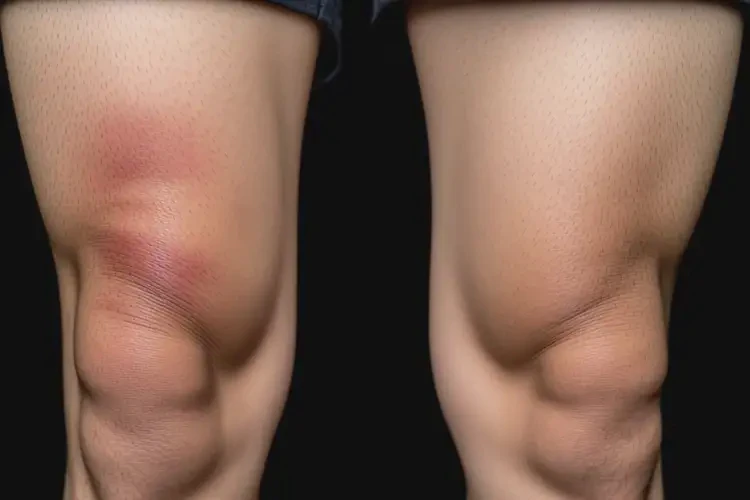 男生大腿起濕疹可以徹底自愈嗎(圖1)