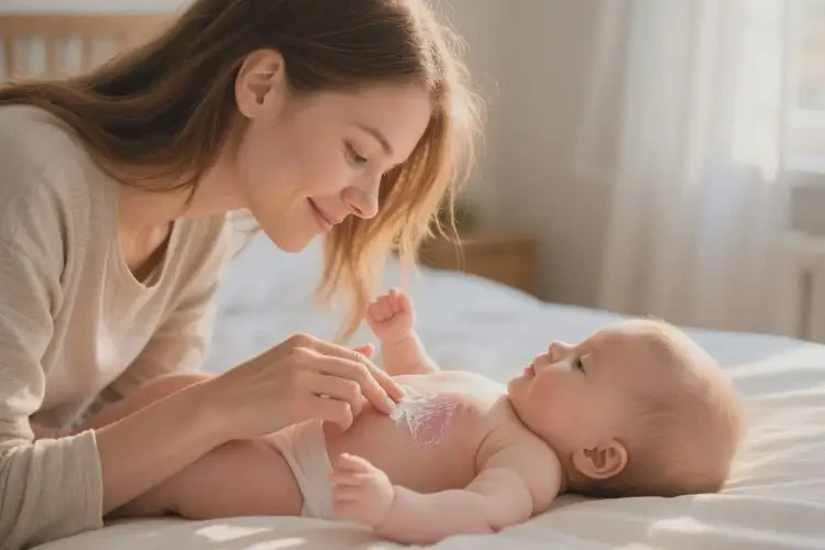 嬰兒手臂出現(xiàn)濕疹可以徹底自愈嗎(圖3)