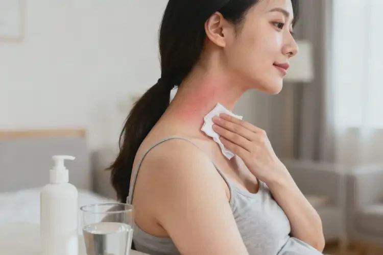 產(chǎn)婦脖子有濕疹能夠徹底治愈嗎(圖4)