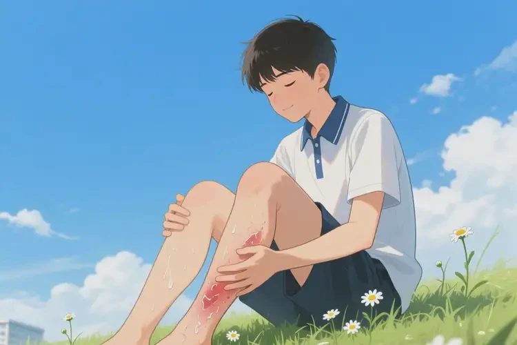 大學(xué)生四肢有濕疹能徹底自愈嗎(圖1)