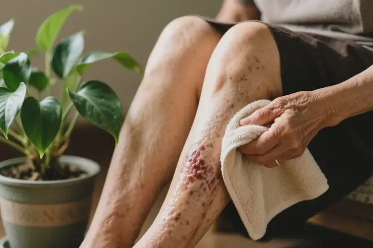 老年人小腿容易起濕疹不管它會自己自愈嗎(圖2)