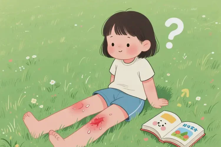 少儿大腿长湿疹不管它会自己自愈吗(图2)