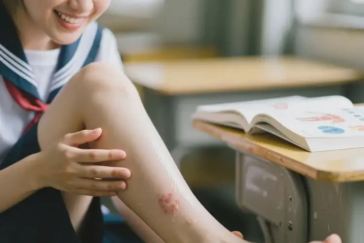 大學(xué)生小腿上容易長濕疹不管它會(huì)自己痊愈嗎(圖3)