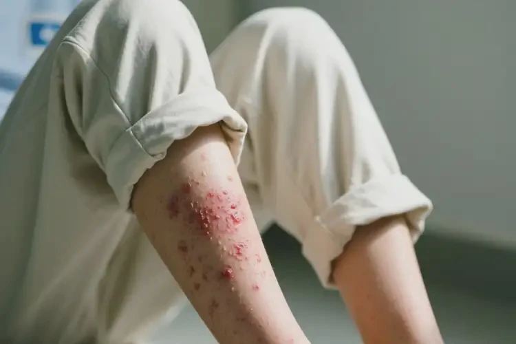 青少年小腿上经常起湿疹不管它会自己好吗(图4)