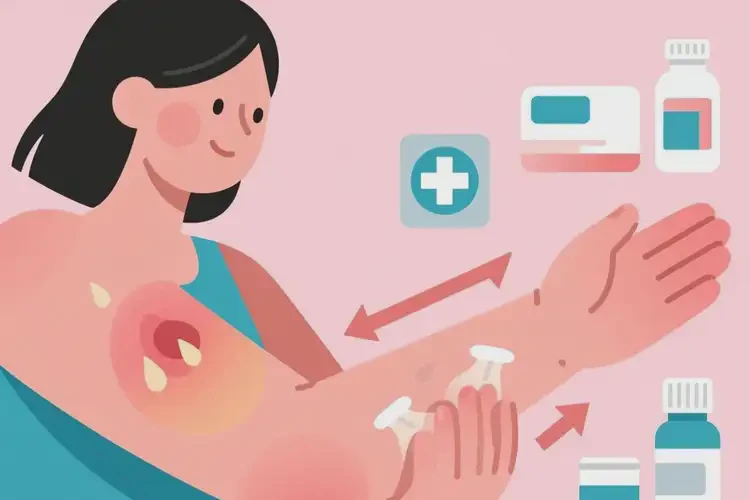 女生手臂上經(jīng)常長(zhǎng)濕疹能夠徹底治愈嗎(圖1)