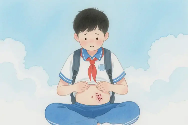 中学生肚子上容易长湿疹能靠自己自愈吗(图4)