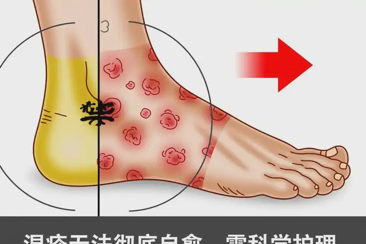 男人腳上容易起濕疹能徹底自愈嗎(圖1)