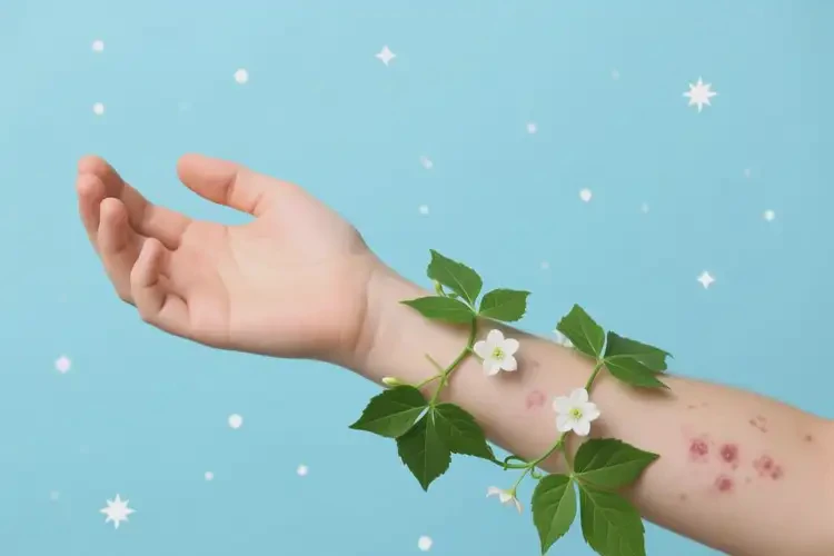 青少年手臂長(zhǎng)濕疹不管它會(huì)自己自愈嗎(圖2)