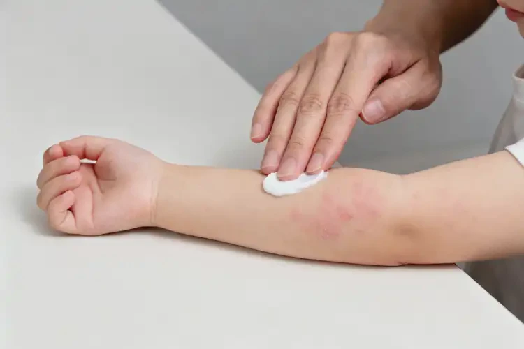 孩子手臂起湿疹不管它会自己好吗(图3)