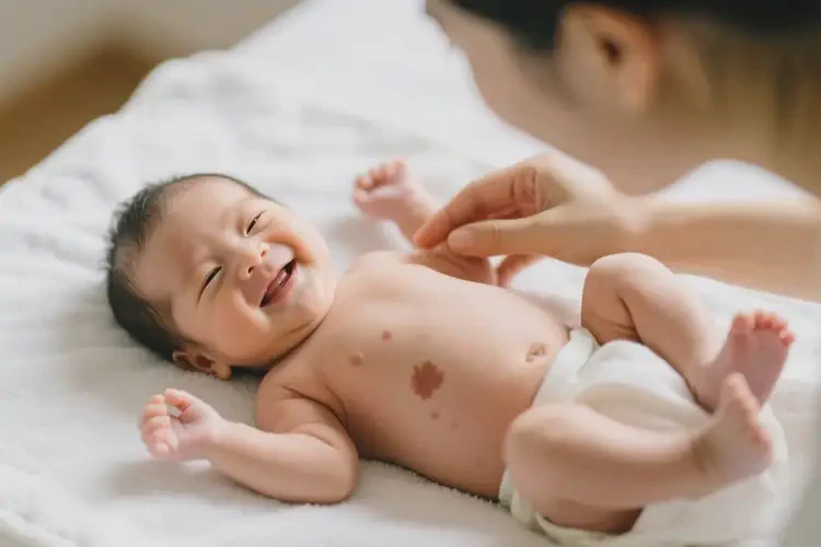 新生兒身上偶爾長濕疹能夠徹底治愈嗎(圖4)