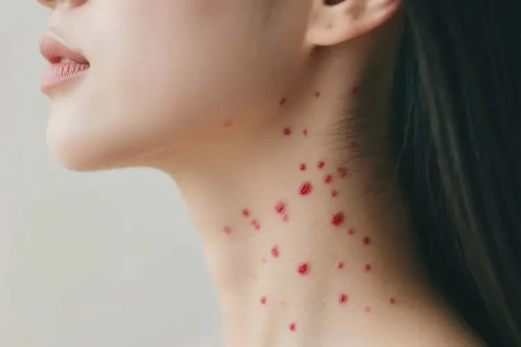 女人脖子上偶爾長(zhǎng)濕疹能徹底自愈嗎(圖3)